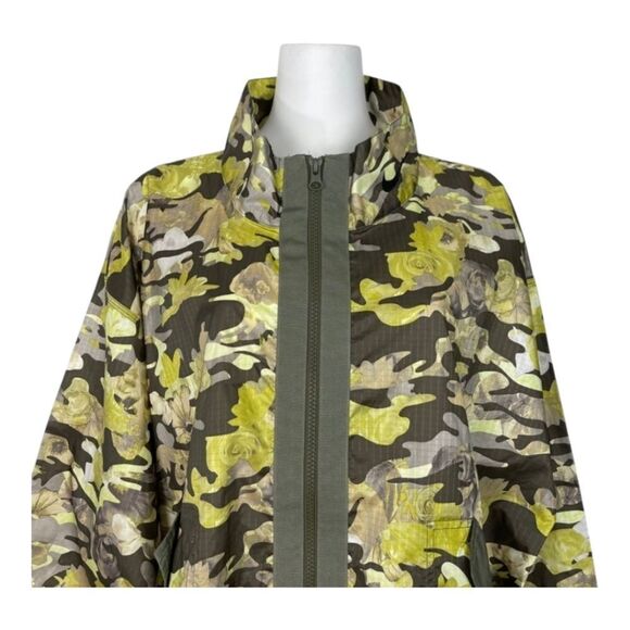 Nike Sportswear Jacket Womens 1X Floral Army Camo Full Zip Track 90s DM3307-325 - Picture 4 of 9